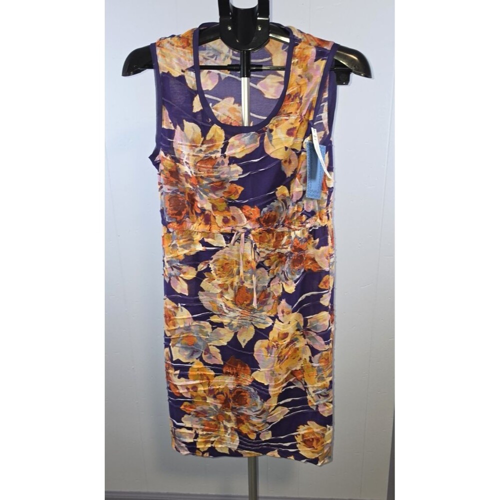 Simply Vera Vera Wang Purple Orange Fall Dress Size Small New with Tags S